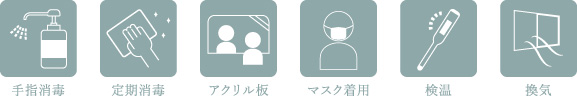 感染防止対策の取り組み